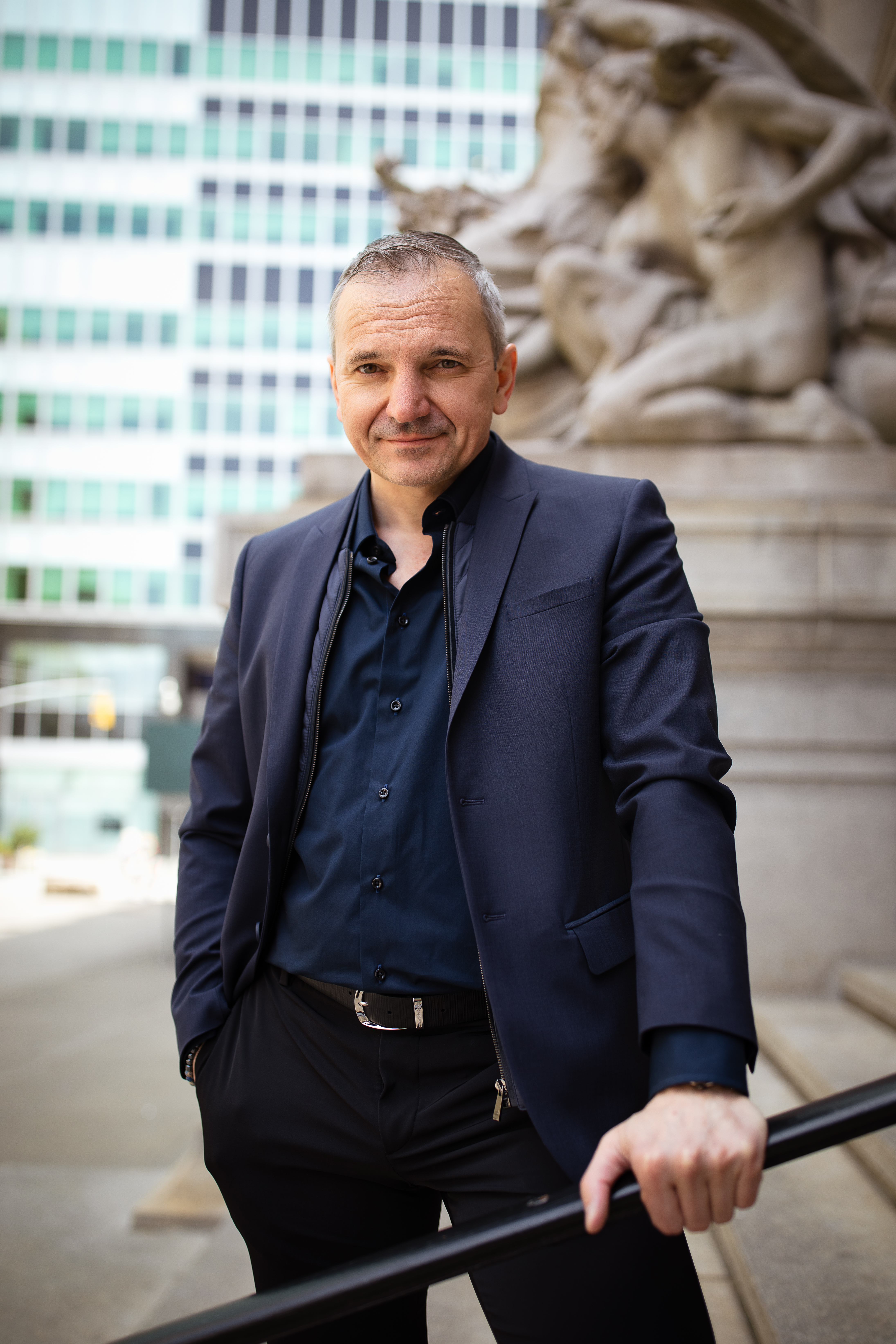 Maks Grinberg NYC 2022 in suit