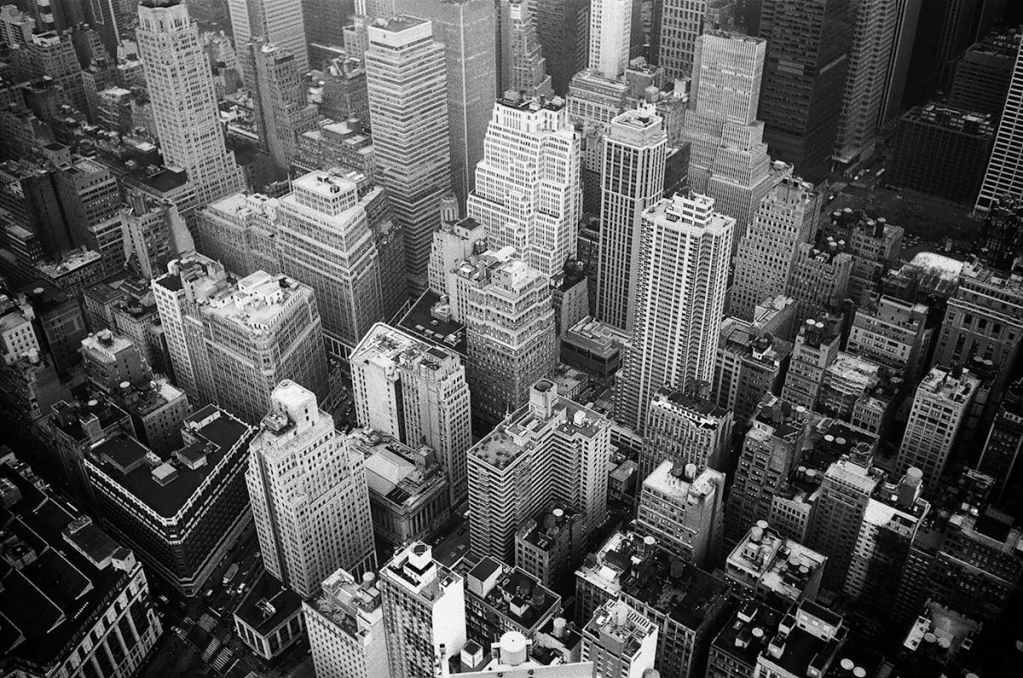 New York City skyline at night